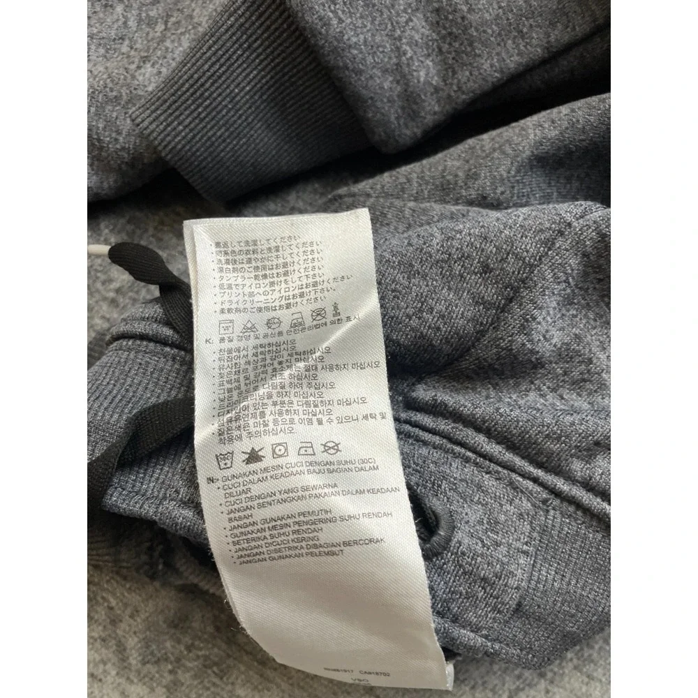 Hurley Nike Dri-FIT Solar Jogger Pants Boys Small 5 Gray Heather Tapered Zipper
